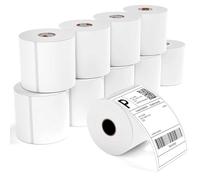 TAPEBEAR Étiquettes d'expédition 10x15cm - 2200 Étiquettes - Adhésif permanent - Impression thermique directe - Résistantes aux frottements - Pour petites entreprises, e-commerce