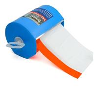 TAPEBEAR Film de protection pour peinture 550mm x 27m avec dévidoir - Bâche plastique adhésive - Pour meubles, voitures, appareils - Protection contre les éclaboussures - Facile à installer