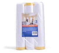 TAPEBEAR Lot de 3 rouleaux de film de masquage pré-découpé - 2600 mm x 27 m