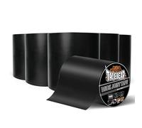 TAPEBEAR Ruban Adhésif en Butyle 150mm×5m, Super Étanche Auto-Scellant Ruban Butyle Toit Ruban De Réparation Pour bois et sous-constructions, Fuite De Toit Fissure De Tuyau, Lot de 6