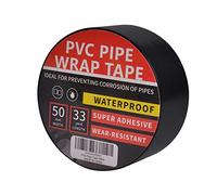 TAPEBEAR Ruban Adhésif En PVC Noir Contre La Corrosion, Ruban Adhésif étanche, Protection Enroulement De Tuyau, Pour La Protection Tuyau De Vidange Et Conduite D'eau Souterraine, 2inch X 33yard