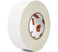 TAPEBEAR Ruban Adhésif Toilé 48mm x 32m, Blanc Heavy Duty Duct Tape, Ruban Adhésif Imperméable de 420μm d'épaisseur, déchirable à la main pour les réparations, scellage, d'étiquetage