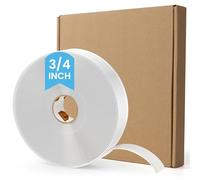 TAPEBEAR Ruban Butyle Blanc 19mm x 9m, 3mm Épais Butyle en Étanche Ruban Adhésif Ruban Butyle Correctifs Imperméables de Réparation pour Pare-Brise De Porte De Fenêtre De Phare De Camion Automobile