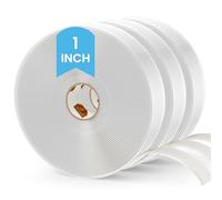 TAPEBEAR Ruban Butyle Blanc 25mm x 9m, 3mm Épais Ruban Butyle Correctifs Imperméables Ruban Etancheite pour Coller et Sceller Les Feux Arrière de Voiture Les Phares Les Fenêtres, 3 Pièce