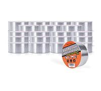 TAPEBEAR Ruban De Papier D'Aluminium Butyle, Ruban Butyle Super étanche, Bande D'étanchéIté Autocollante, Ruban De Réparation 2inch x16feet,20Rouleaux