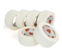 TAPEBEAR Ruban d'emballage papier kraft 50mm x 50m - 6 Rouleaux - Adhésif écologique, biodégradable - Pour colis, déménagement, scellage - Autocollant, résistant - Emballage durable