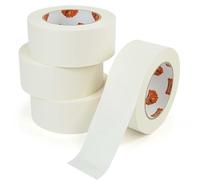 TAPEBEAR Ruban kraft écologique 50mm x 50m - 4 Rouleaux - Adhésif d'emballage blanc, biodégradable, recyclable - Pour expédition, déménagement, scellage de cartons - Autoadhésif, résistant