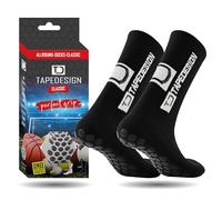 Tapedesign Allround Classic Chaussettes de Sport Unisex, Noir, Taille Unique
