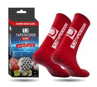 Tapedesign Chaussettes unisexes polyvalentes, Rouge, Taille Unique