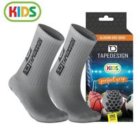 Tapedesign Classic Grip Socks Juniors Gris clair Taille unique Unisex