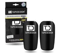 TAPEDESIGN Protège-tibias football homme noir - ultra léger, flexible & antidérapant - protège-tibias personnalisables - mini protège-tibias, enfants et adultes