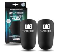 TAPEDESIGN Protège-Tibias - Ultra léger et Flexible pour Un Ajustement Parfait - À Peine perceptible & Doux - Enfants & Adultes - Football - Mini protège-Tibias - Protège-Tibias - Petit