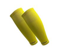 Tapedesign - “TUBES” 1 Paire Chaussettes de Foot Sans Pied Jaune - Chaussette Coupe Foot Pour Hommes, Femmes, Enfants - Haute Durabilité, Ajustement Parfait - Manchon Chaussette Football