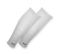 Tapedesign Tubes Pro 1 paire de chaussettes de football (sans chaussettes) blanches pour femmes, hommes et enfants - manchons de football pour protège-tibias - chaussettes de football longueur genou -