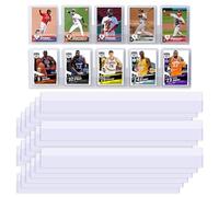 Tapeera 10-Pack PET Wall-Mounted Display Cases - Holds Up to 60 Sleeved or Toploader Cards - Compatible with Pokémon Cards and Trading Card Games - Display Stand and Showcase Frame for Wall Collection