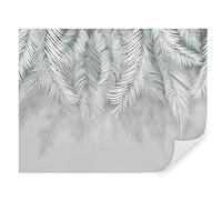 Tapeko Papier Peint Jungle 310x210 cm style 3D Jungle Tropiques Palmiers Feuillage Arbres Nature Papier Peint intissé pour Chambre Salon Personnalisé Décoration Murale u48556v3