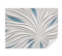 Tapeko Papier Peint Panoramique 3D Fleurs 360x250 cm style 3D Fleurs Bloom Nature Papier Peint intissé Couleurs Douces pour Chambre Salon Décoration Murale u26450
