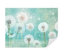 Tapeko Papier Peint Panoramique 3D Fleurs Pissenlit 360x250 cm style 3D Fleurs Pissenlits Nature Papier Peint intissé Couleurs Vives pour Chambre Salon Décoration Murale u46357