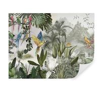 Tapeko Papier Peint Panoramique Forêt 360x250 cm style 3D Forêt Nature Paysage Arbres Papier Peint intissé Nature pour Chambre Salon Décoration Murale u95693