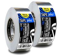 TapePlus Paquet de 2 - Ruban adhésif en papier d'aluminium de qualité professionnelle - Parfait pour le CVC, l'étanchéité