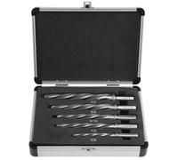 Taper Chucking Reamer M2 High Speed Steel Spiral Flutes Bridge Bit avec 3/8 7/16 1/2 9/16 5/8 3/4 7/8 1 pouce for alliage métallique en aluminium bois plastique(5pcs box)