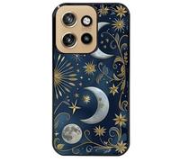 Taperso Coque Noire pour Edge 50 Neo Lune et Etoile