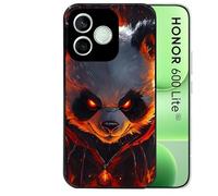 Taperso Coque Noire pour Honor 600 Lite Motif Panda Very Angry