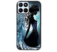 Taperso Coque Noire pour Honor 70 Lite fee et Plume