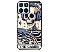 Taperso Coque Noire pour Honor X6B Tete de Mort Gamer