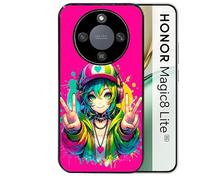 Taperso Coque Noire pour Magic 8 Lite Anime Manga et tag