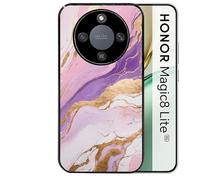 Taperso Coque Noire pour Magic 8 Lite marbre Violet