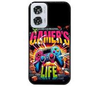 Taperso Coque Noire pour Moto G24 Gamer Life