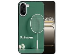 Taperso Coque Noire pour Nord CE5 Motif Badminton Sport personnalisee