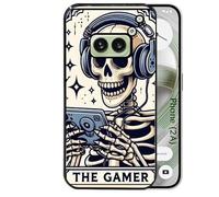 Taperso Coque Noire pour Nothing Phone 2A et 2A Plus Motif Mort Gamer