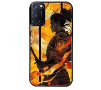 Taperso Coque Noire pour Oppo A72 4G samourai Sun