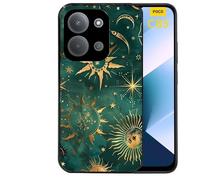 Taperso Coque Noire pour POCO C85 Lune Astro