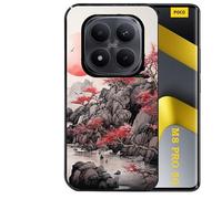 Taperso Coque Noire pour POCO M8 Pro 5G Japan et Temple