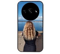Taperso Coque Noire pour Redmi A3 avec Votre Photo personnalisee