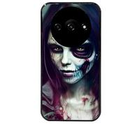 Coque noire pour Redmi A3 avec motif zombie girl