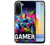 Taperso Coque Noire pour Redmi A7 Pro Gamer