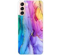 Taperso Coque pour Galaxy S21 marbre tie Dye