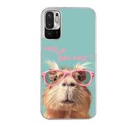 Taperso Coque pour Redmi Note 10 5G Motif Capybara Lunettes