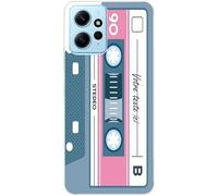 Taperso Coque pour Redmi Note 12 4G Cassette Grise
