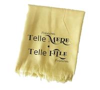 Taperso Echarpe foulard jaune personnalisable motif telle mere telle fillle