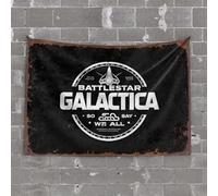 Tapestries Décoration de chambre Battlestar Galactica : So Say We All. Tapisserie décorative pour chambre (100 x 150 cm)