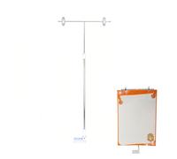 Tapestry Stand Commercial Panel Afficher le système pop avec une base anti-inclinaison pour les événements argent TtypeA