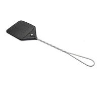 Tapette à Mouche de 17 Pouces de Long, pour l'intérieur et l'extérieur, en Cuir PU Robuste et Robuste avec poignée en Fil Solide, Portable