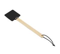 Tapette à mouche robuste en cuir | Tapette à main | pagaie | Mouche à manche de 43,2 cm de long pour une utilisation en intérieur et en extérieur - Design incassable