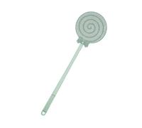 Tapette à mouches à poignée étendue - Robuste, poignée antidérapante épaisse pour une utilisation en intérieur et en extérieur - Design mignon en forme de bonbons pour un contrôle efficace - Tapette à