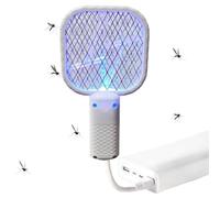 Tapette à mouches d'intérieur - Attrape-mouches portable - Tapette électronique avec piège à mouches pour balcon et jardin pour l'intérieur et l'extérieur